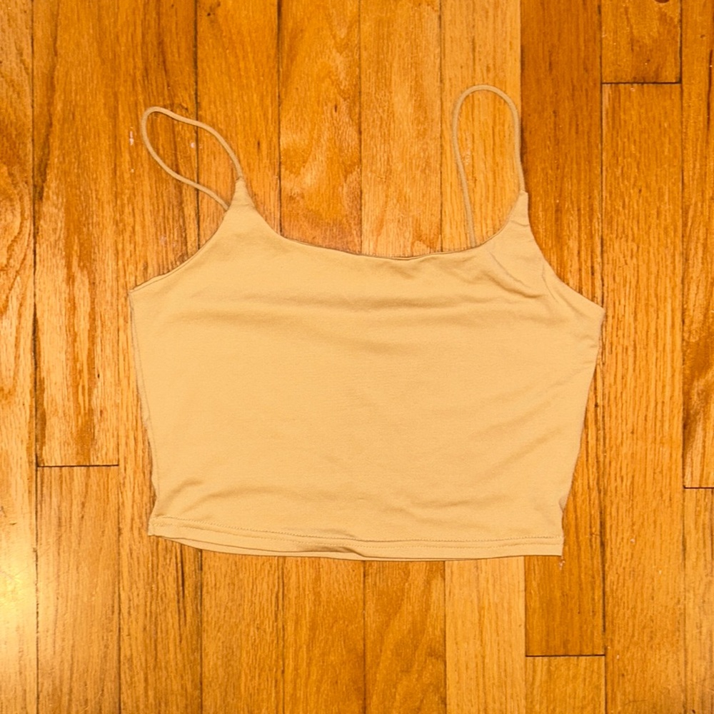 Basic tan tank top